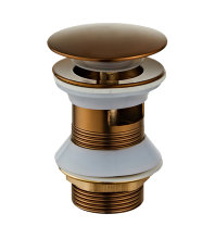 Bunnventil pop-up Ø66 × 80 mm kobber